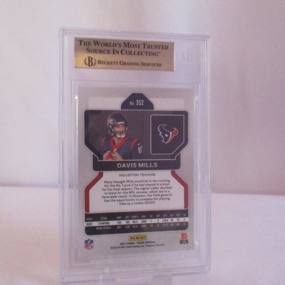 2021 PANINI PRIZM #352 DAVIS MILLS GEM MINT 9.5 - Picture 5 of 5